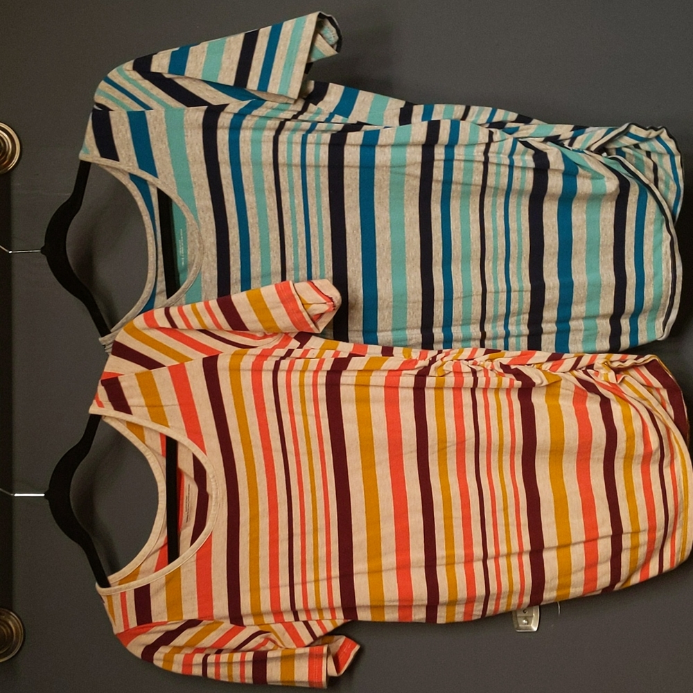 Motherhood Maternity Striped Shirts (2)